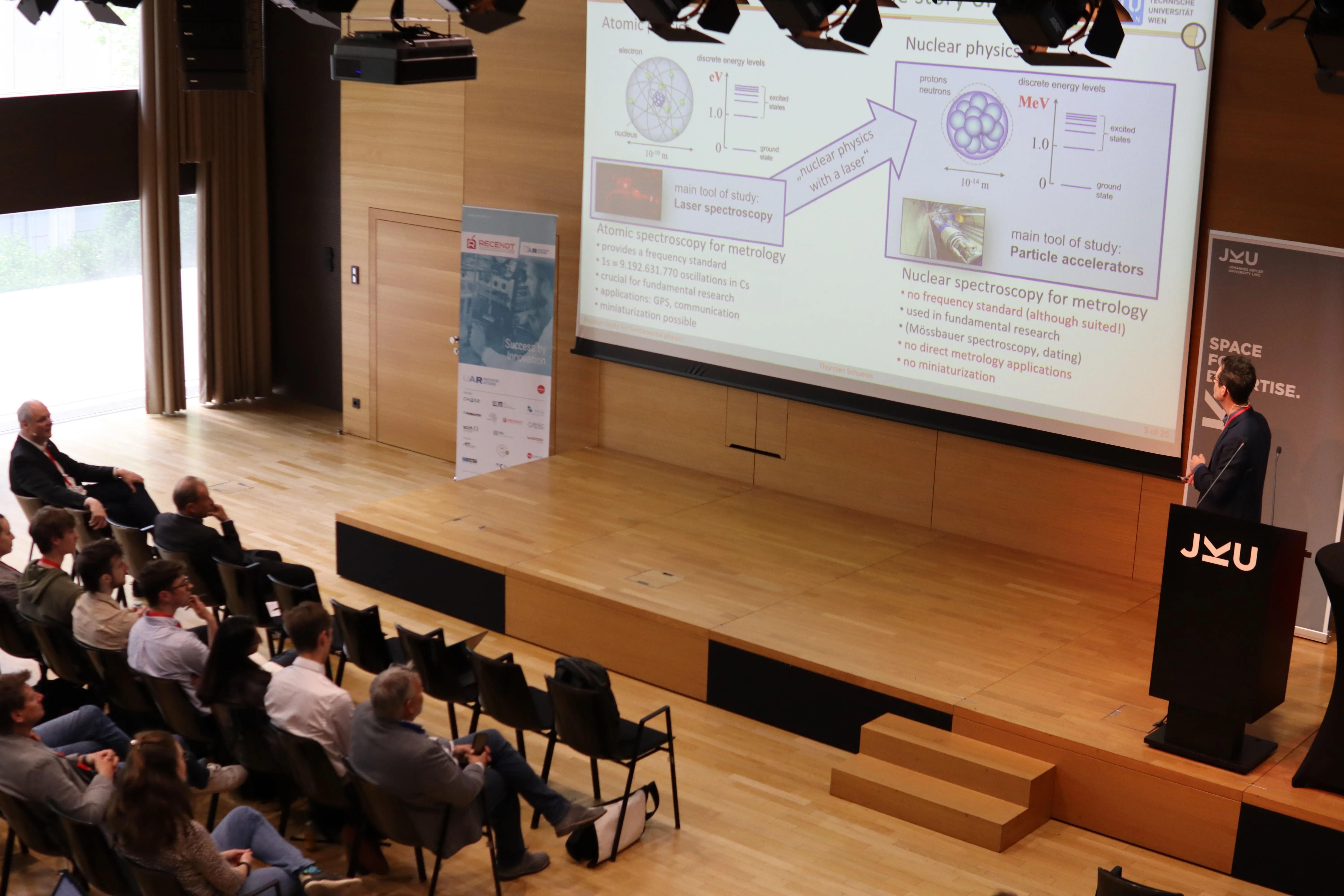 Presentation during the QSL26 conference